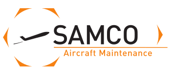 logo van sponsor samco aircraft maintenance